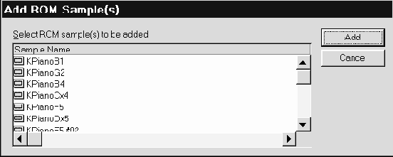 Rom sample pool      
