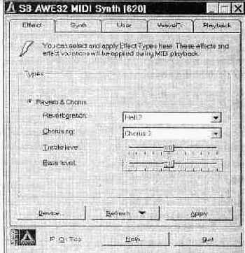 AWE Control Panel     