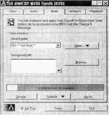AWE Control Panel     