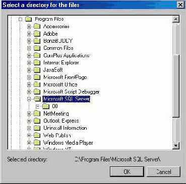   Microsoft SQL Server 2000

