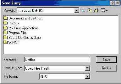  Microsoft SQL Server 2000
