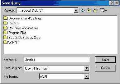   Microsoft SQL Server 2000

