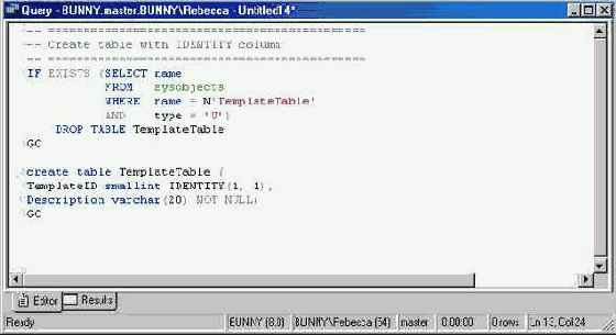   Microsoft SQL Server 2000
