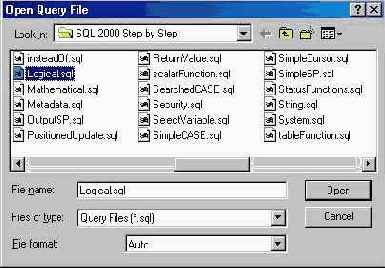   Microsoft SQL Server 2000

