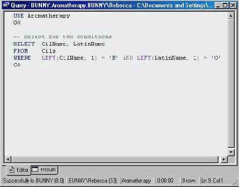   Microsoft SQL Server 2000
