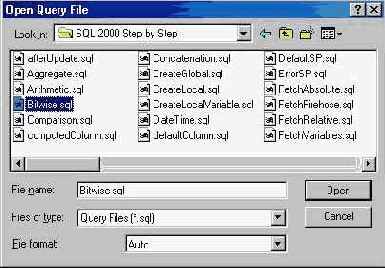   Microsoft SQL Server 2000
