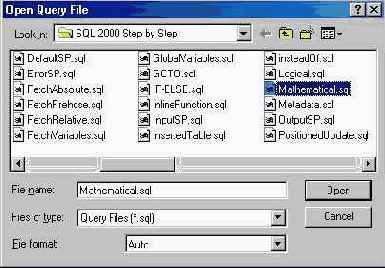   Microsoft SQL Server 2000
