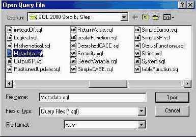   Microsoft SQL Server 2000
