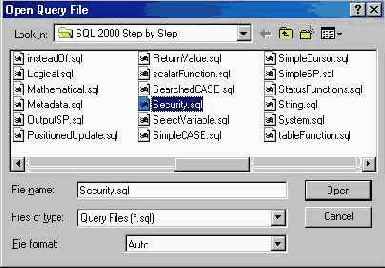   Microsoft SQL Server 2000
