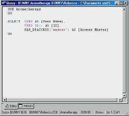   Microsoft SQL Server 2000
