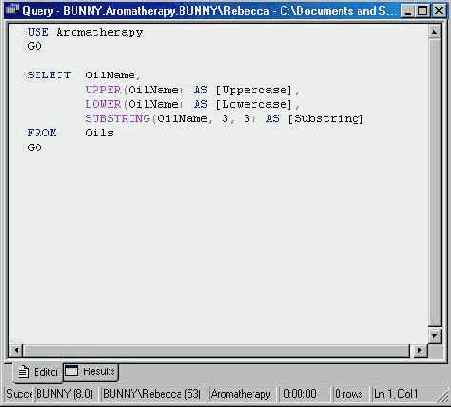   Microsoft SQL Server 2000
