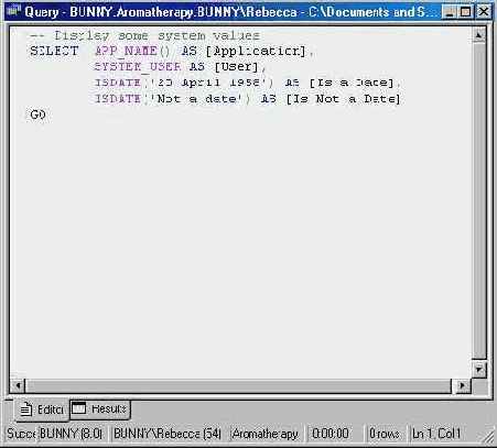   Microsoft SQL Server 2000
