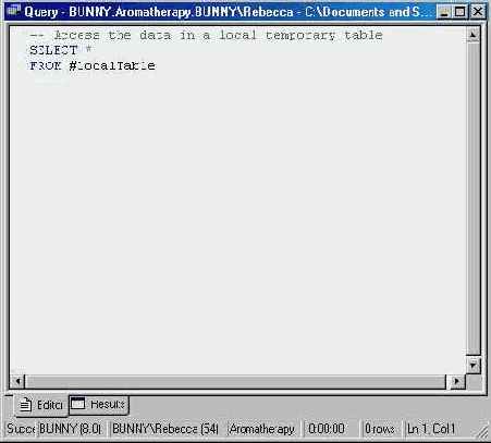   Microsoft SQL Server 2000
