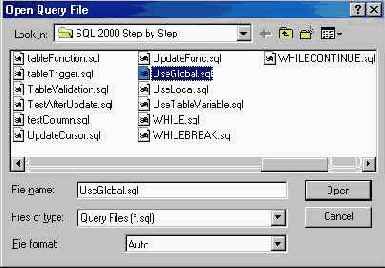   Microsoft SQL Server 2000
