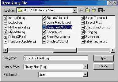   Microsoft SQL Server 2000
