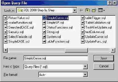   Microsoft SQL Server 2000
