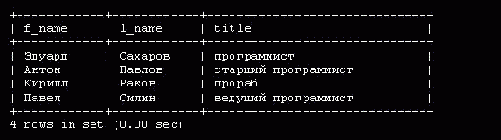    MySQL
