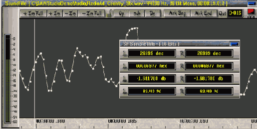 Окно SoundFile