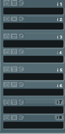 Конфигурирование VST-входов